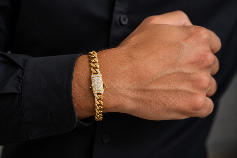 14k Gold Bracelets Man