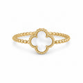 Women's 14K Gold Flower Ring