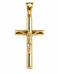 Men's 14K Gold Classic Crucifix Pendant