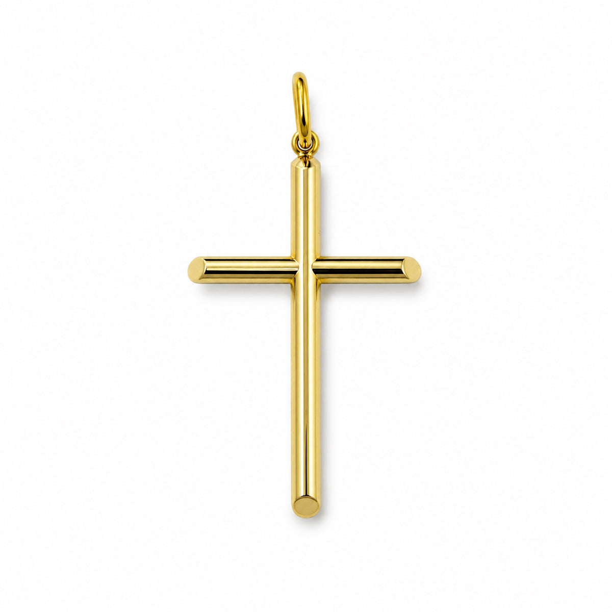 Men's 14K Gold Cross Charm