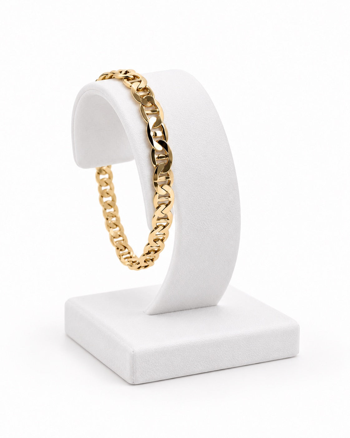 Men's 14K Gold Mariner Link Bracelet
