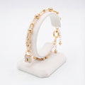 Women's 14K Gold Bullet Bracelet
