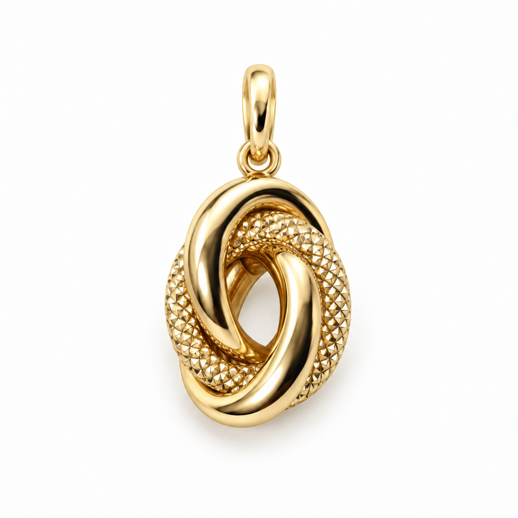 Women's 14K Gold Knot Pendant