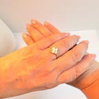 Women's 14K Gold Flower Ring