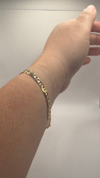 Women's 14K Gold Mariner Chain Bracelet