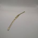 Kids' 14K Gold Concave Cuban Link ID Bracelet
