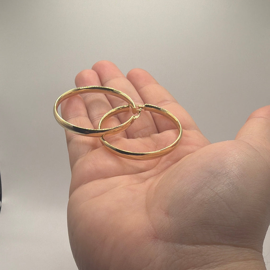 Women's 14K Gold Maxi Hoop Earrings