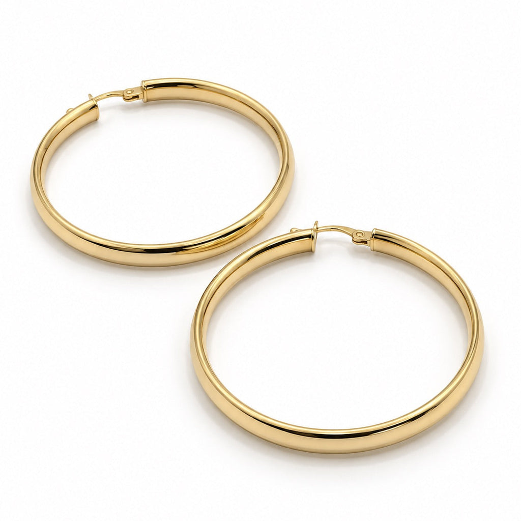 Women's 14K Gold Maxi Hoop Earrings
