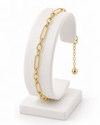 Women's 14K Gold Paperclip Bracelet