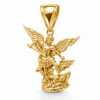 Men's 14K Gold Saint Michael the Archangel Pendant
