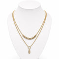 Women's 14K Gold 2-in-1 Double Chain Necklace