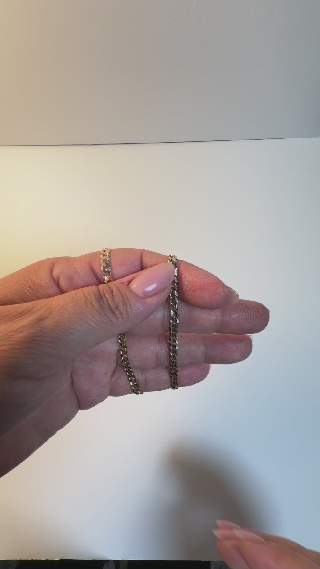 Men's 14K Gold Concave Cuban Link Chain