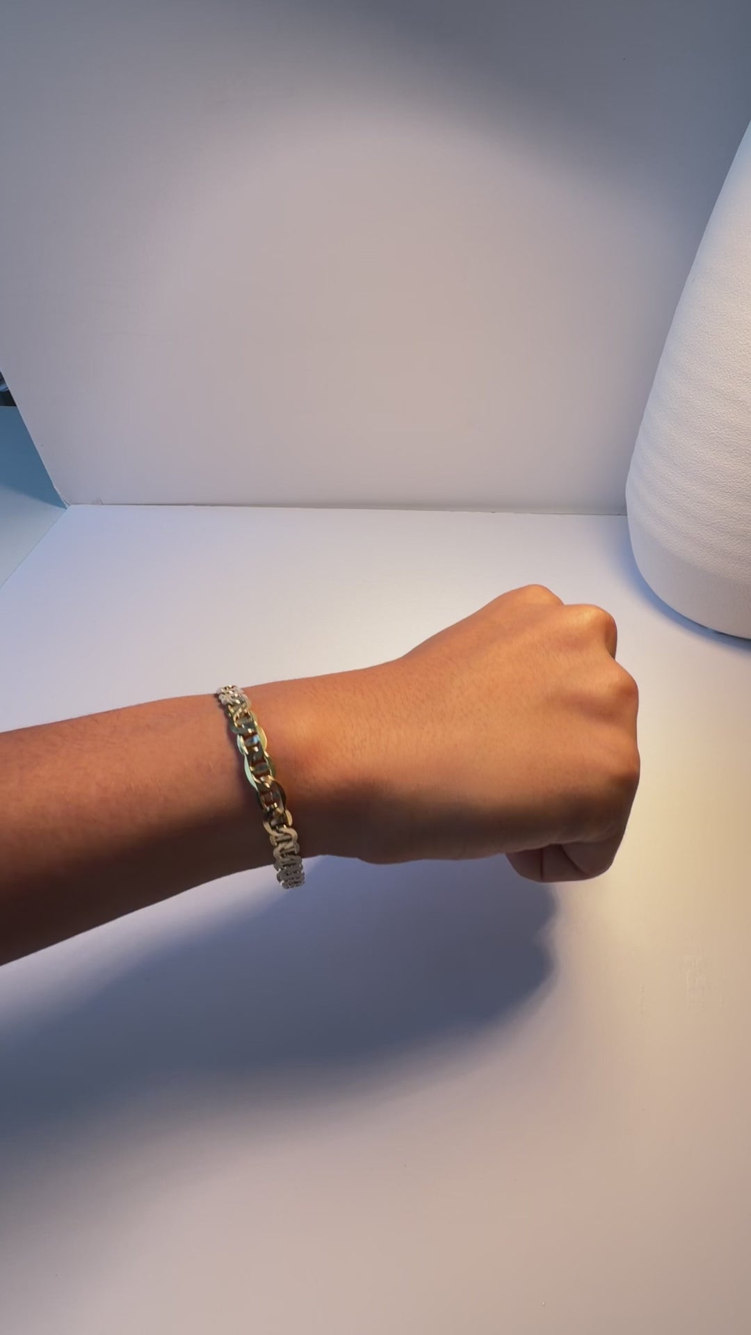 Men's 14K Gold Mariner Link Bracelet