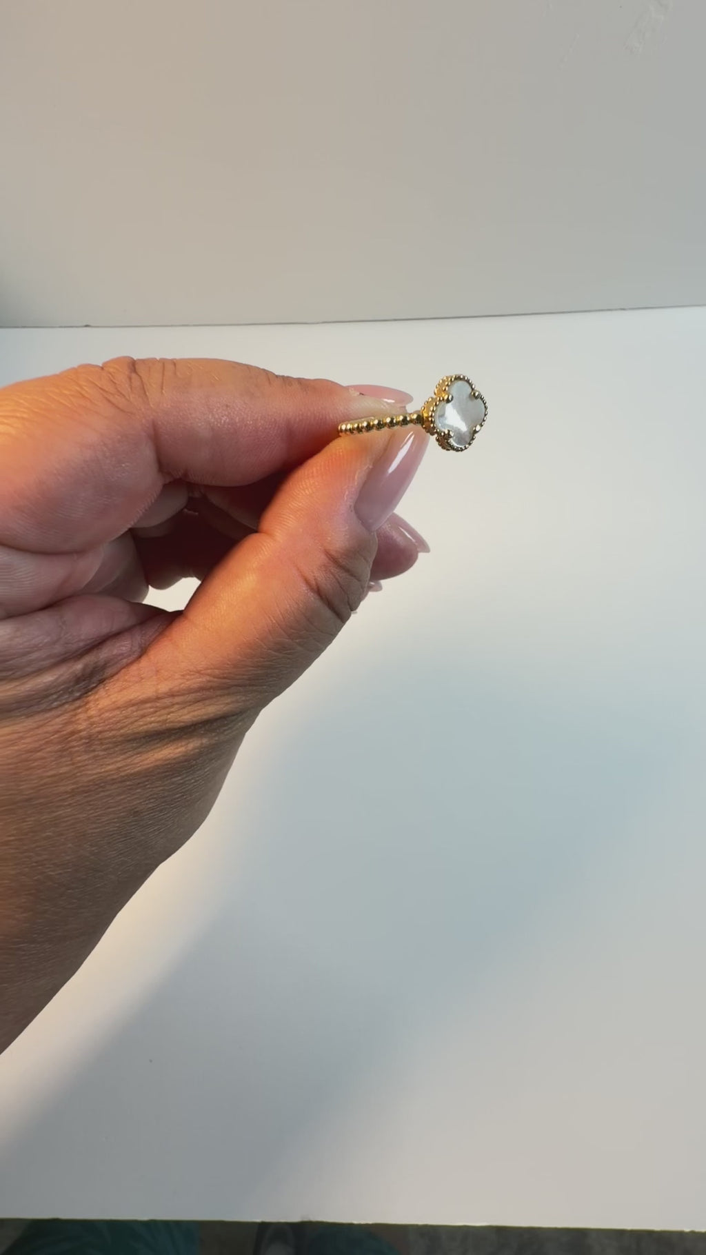 Women's 14K Gold Flower Ring