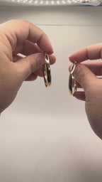 Women's 14K Gold Maxi Hoop Earrings
