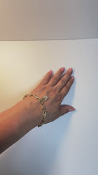 Women's 14K Gold Bullet Bracelet